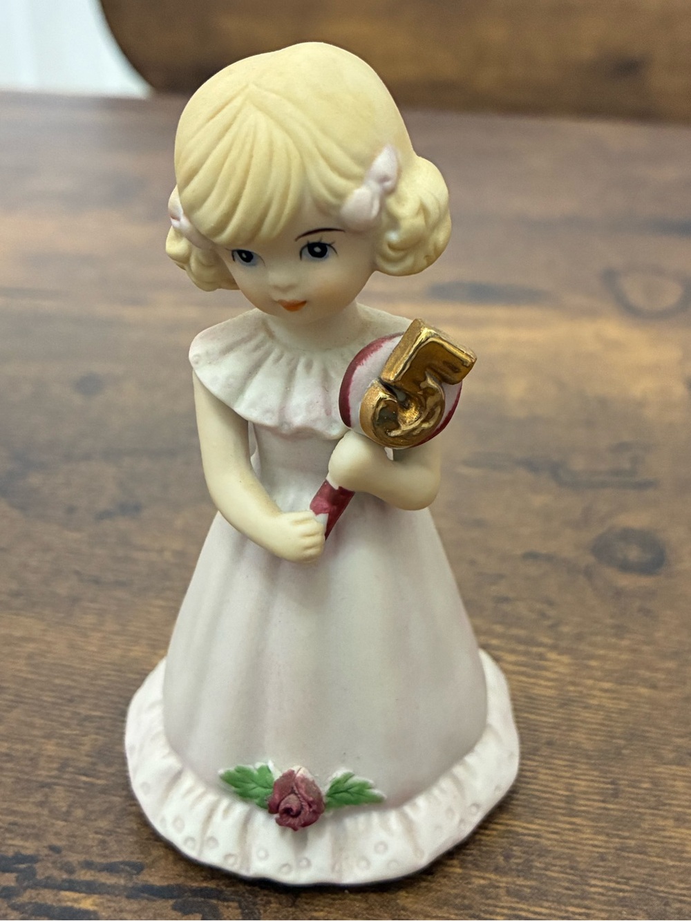 Enesco Growing Up Birthday Girls Year Five Fifth Birthday Figurine